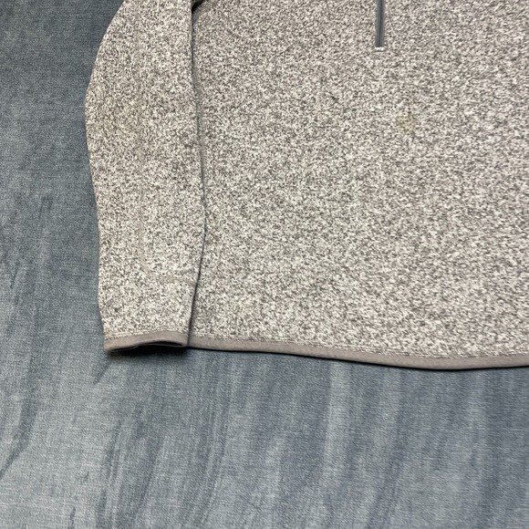Patagonia Worn Wear Better Sweater Womens Medium Heather Gray Fleece Jersey Trim - Picture 3 of 16